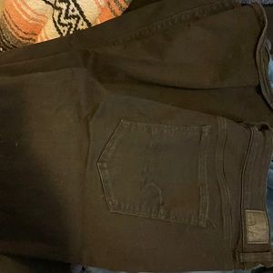 Black flare American eagle jeans
